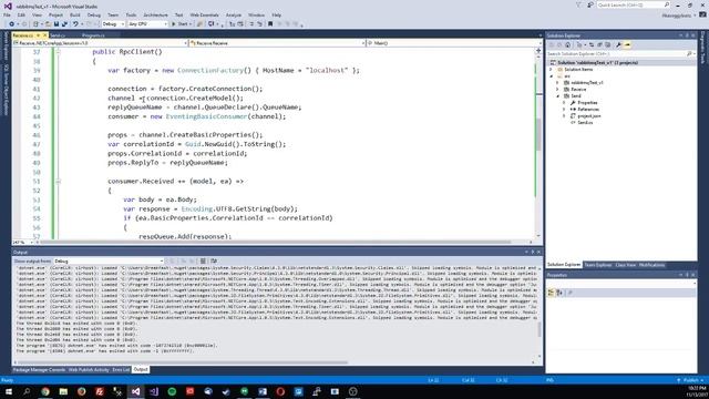 ?RabbitMQ RPC showcase Working on DOT NET CORE ? смотреть онлайн