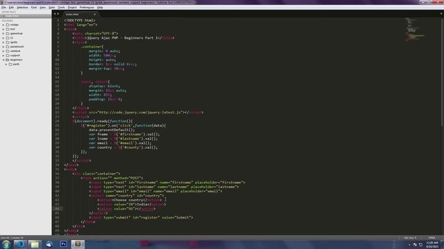 Basic form validation with jQuery смотреть онлайн