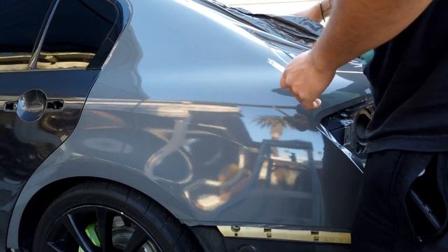 G35 sedan with G37 front end gets full color change Nardo Grey смотреть онлайн