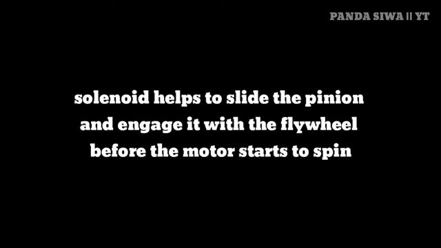 Working principle of starter motor || How starter motor works || Panda siwa смотреть онлайн