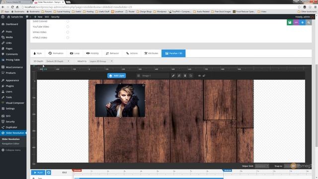 How To Create 3D Sliders in Wordpress Slider Revolution 5 for Beginners смотреть онлайн