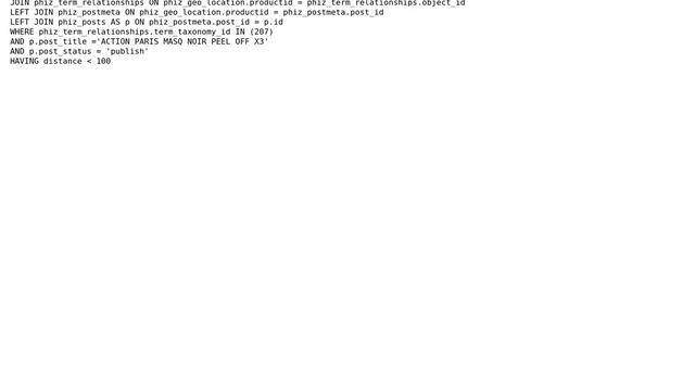 Wordpress: Same request Mysql/Php not same result смотреть онлайн