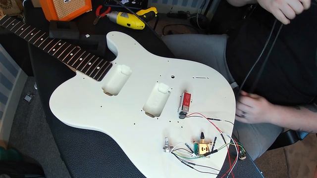 Upgrading My Fender Squier Jim Root Telecaster With EMG Pickups! смотреть онлайн