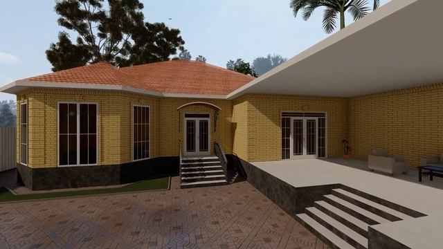 Проект одноэтажного дома на участке 8 соток (20х40) смотреть онлайн