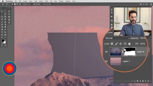 Use Simple Selection Tools to Replace a Sky in Photoshop! | Selections 01 смотреть онлайн