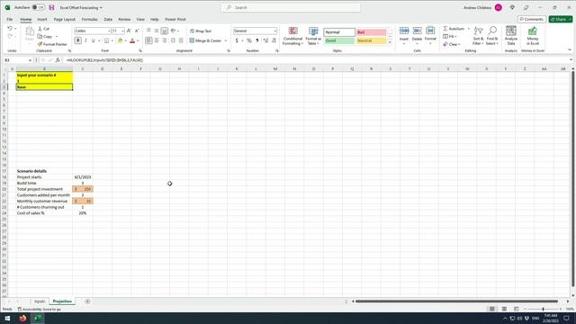 How to Create an Adjustable Forecast with the Excel OFFSET Function смотреть онлайн