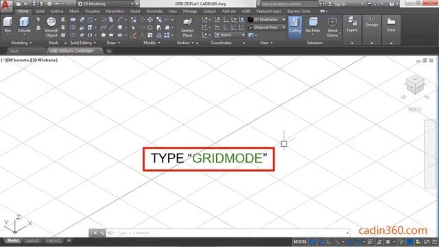 How to Turn ON & Turn OFF Grid Display in AutoCAD 2018 смотреть онлайн