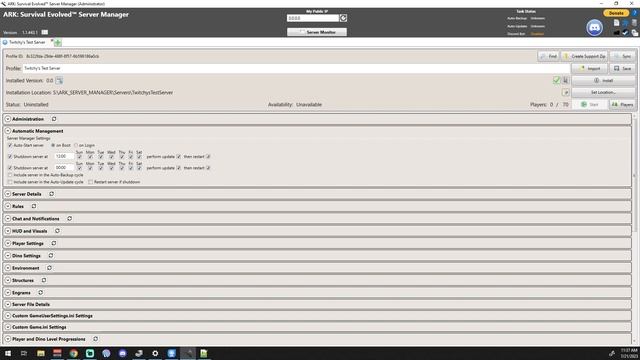 ARK Server Manager Part 03 - Automatic Management (2023) смотреть онлайн