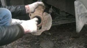Замена ступичного подшипника Daewoo Nexia/Дэу Нексии самодельным пресс съёмником