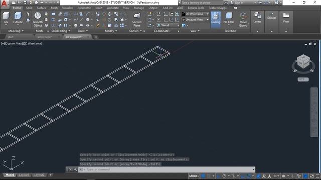 Autocad Fansworth 01/ Timelapse смотреть онлайн