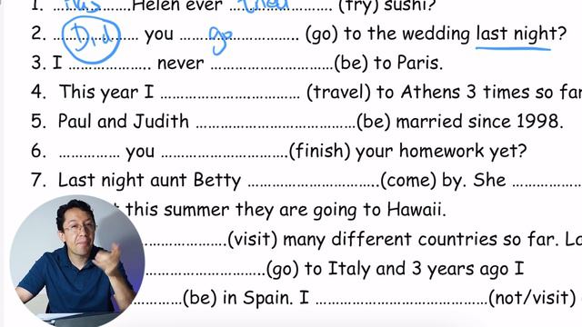 Aprende inglés. Present vs Past Simple, Perfect and Continuous смотреть онлайн