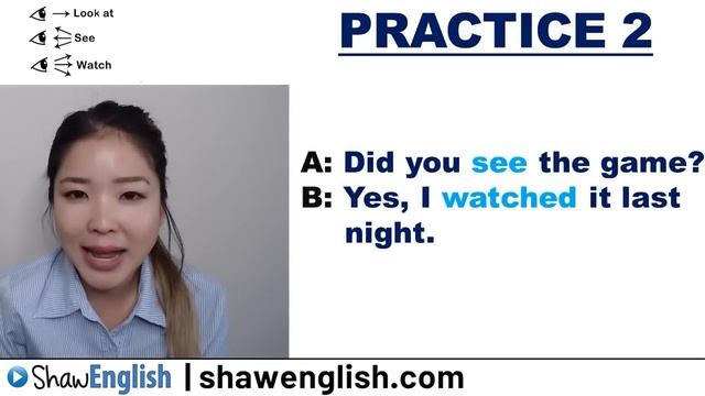 LOOK SEE WATCH Learn English Vocabulary with ESTHER смотреть онлайн