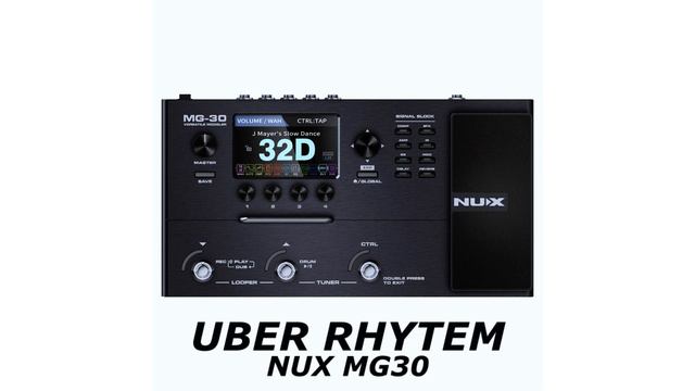 UBER METAL - NUX MG30 Preset смотреть онлайн