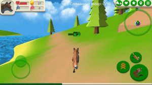 Симулятор Лисы #1 Кид стал маленький лисенок. Семья лис в Fox Family Animal Simulator на пурумчата