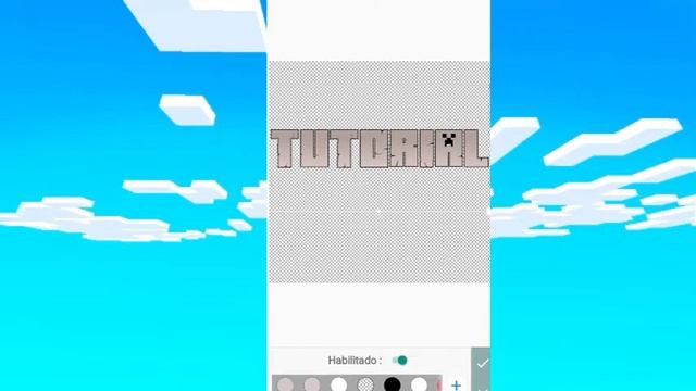 COMO FAZER uma LOGO de MINECRAFT BONITA E FACIL no ANDROID 🙀 смотреть онлайн