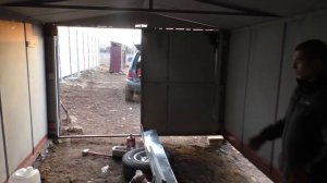 Выравнивание и установка гаража на кирпичи. Делаем бюджетный фундамент