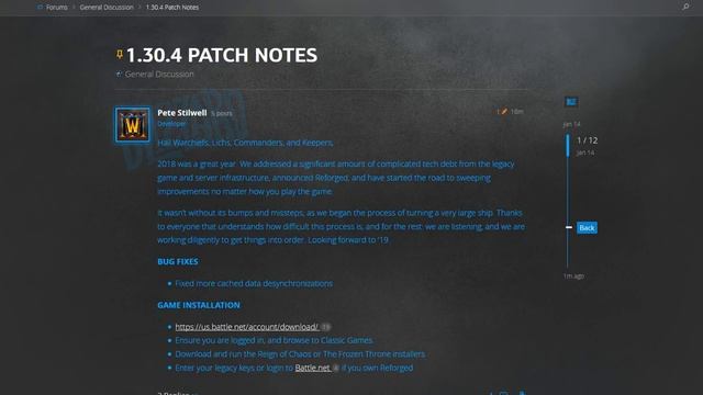 Warcraft 3 | News | Patch 1.30.4 Released | Desyncs Fixed? смотреть онлайн