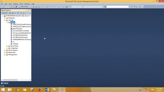 Create User login in SQL Server 2012 смотреть онлайн