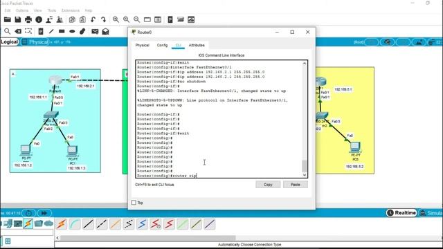 Router rip | configuration on Cisco Packet Tracer | in Urdu/Hindi смотреть онлайн