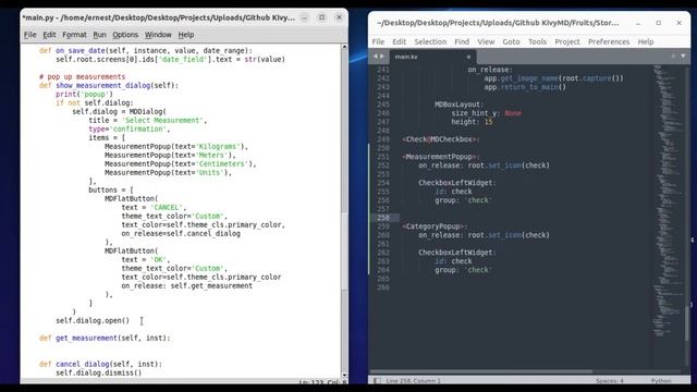 How to make Store Product Register with Kivy/kivyMD ? Part 5: Selecting From List смотреть онлайн