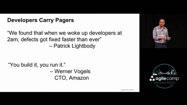 AgileCamp 2017 Northwest: "Agile and Lean Lessons Learned Writing the DevOps Handbook", Gene Kim смотреть онлайн