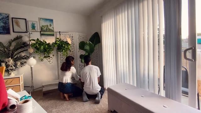 HOW TO: URBAN JUNGLE Room Makeover (relaxing timelapse) DIY Living Room Makeover on a Budget смотреть онлайн