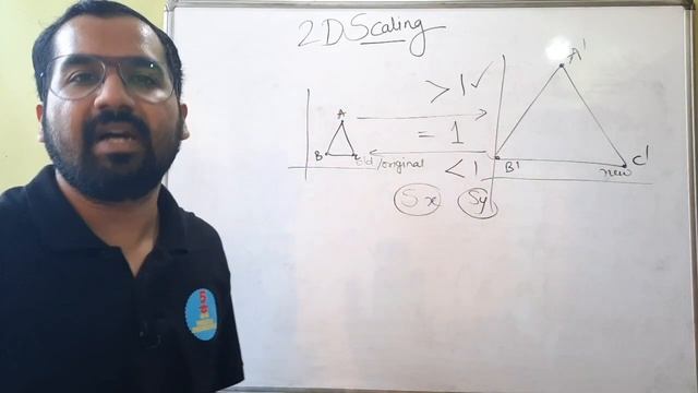 What is 2D Scaling Explained in Hindi l Computer Graphics Course смотреть онлайн