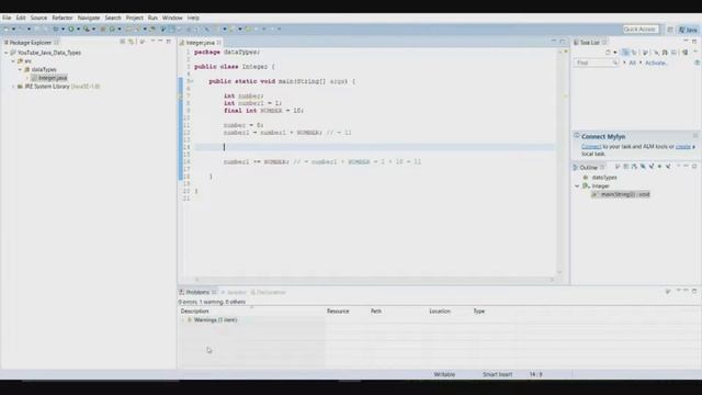 Learning Java - Data Types: Integers [E1] смотреть онлайн