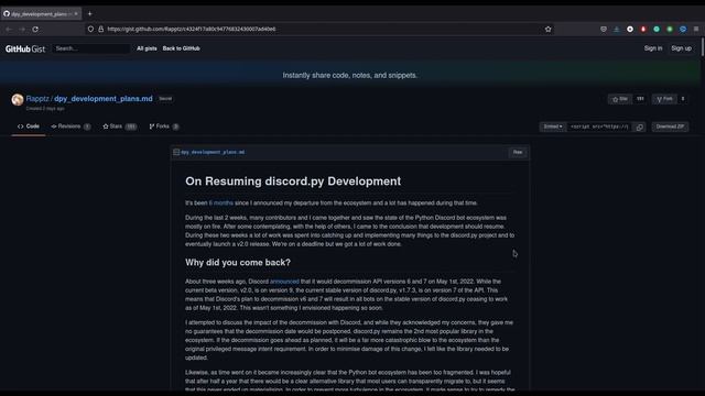 Discord.py is back. But my tutorials aren't. смотреть онлайн