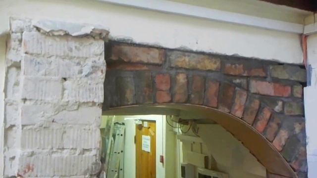 Арка из кирпича. Как сделать шаблон-опору. смотреть онлайн