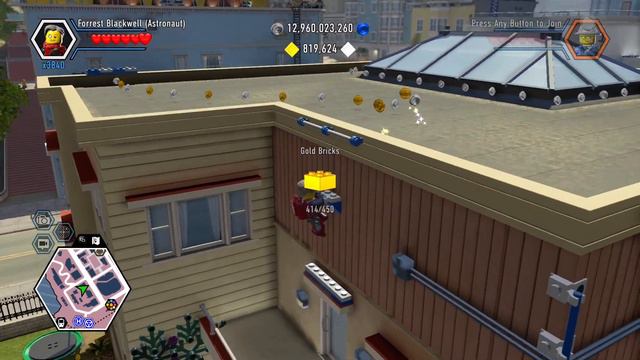 LEGO City Undercover - Cherry Tree Hills 100% Guide (All Collectibles) Free Roam Gameplay смотреть онлайн