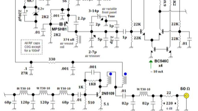 Home brew 2 tone test equipment for 50 MHz VHF. смотреть онлайн