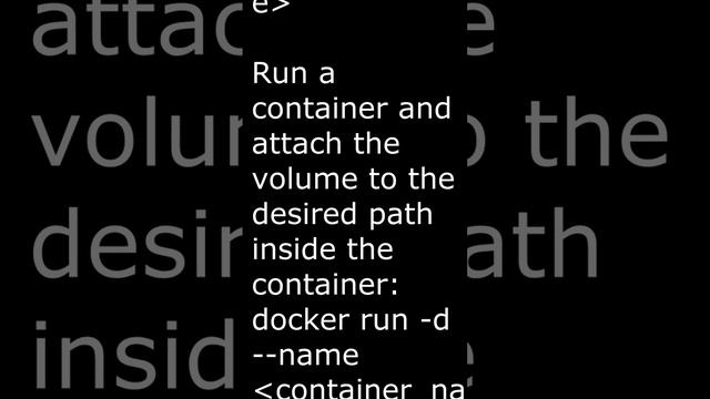 #Kubernetes Interview Question 29 | You need to create a Docker volume and attach it to a container смотреть онлайн