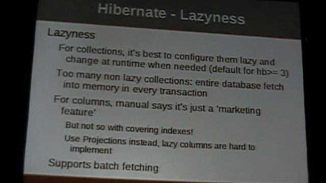 Hibernate and Connector/J Tuning смотреть онлайн