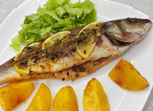 Готовим Сибас в духовке! Нежнейшая рыба, которая тает во рту.