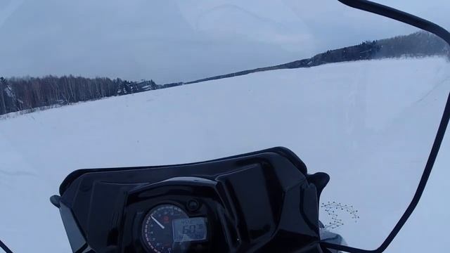 Максимальная скорость снегохода RM Vector 551I. смотреть онлайн