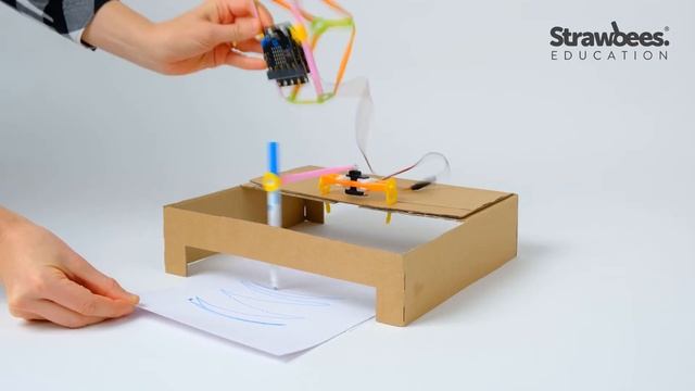 Construct a Drawing Machine (micro:bit) by Strawbees смотреть онлайн