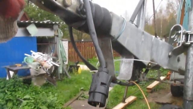 центровка прицепа