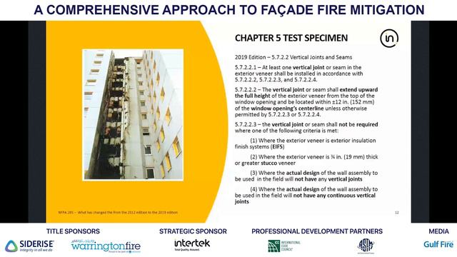 Module II : Fire Propagation in Façades - Present and future of NFPA 285 смотреть онлайн