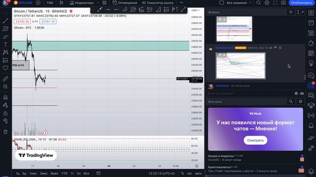 Обучение Трейдингу #1 Настройка графика Trading view смотреть онлайн