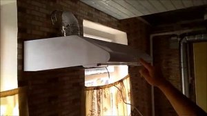 Вытяжка через стену на улицу