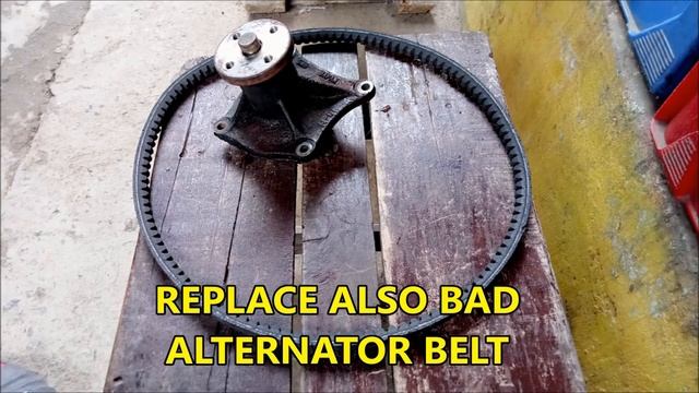 FIX LOWER HOSE RADIATOR AND WATER PUMP LEAK FOR 4D30 ENGINE смотреть онлайн
