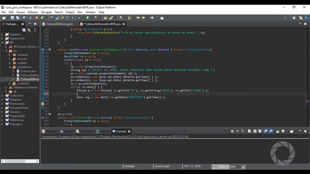 AULA 38 | MANIPULANDO DATAS E HORAS NO BANCO DE DADOS ( JDBC ) | JAVA смотреть онлайн