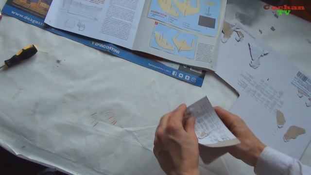 Модель корабля Солей Рояль (ДеАгостини). Обзор первого номера. Сборка якоря. смотреть онлайн