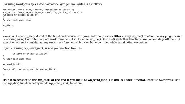 Wordpress: Best way to end WordPress ajax request and why? (8 Solutions!!) смотреть онлайн
