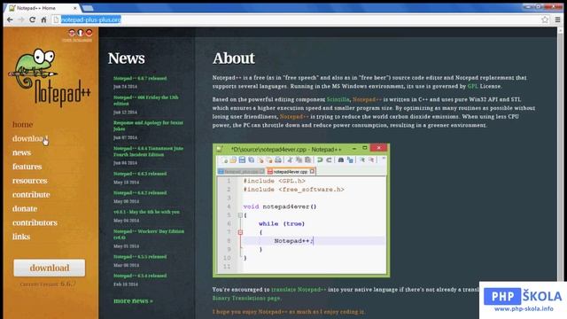 PHP tutorial: install notpad++ смотреть онлайн