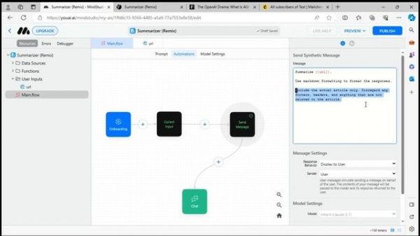 YouAI | Creating AI-powered No-code apps