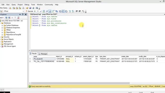 Get List of All Objects in SQL Server Database Tamil смотреть онлайн