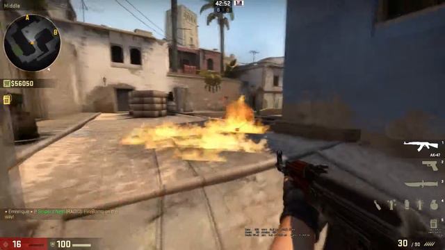 CS:GO Mirage Molotov Top Mid | CounterNoob.com смотреть онлайн
