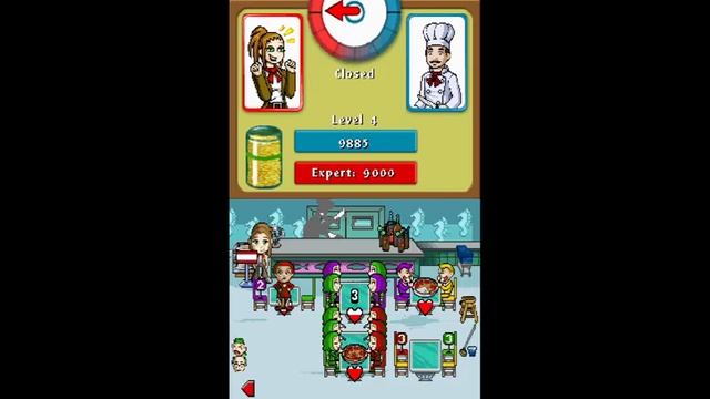 Diner Dash Sizzle And Serve (Nintendo DS - Part 3 - Seafood) смотреть онлайн